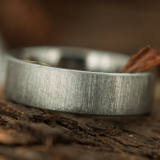 Brushed Titanium Band
