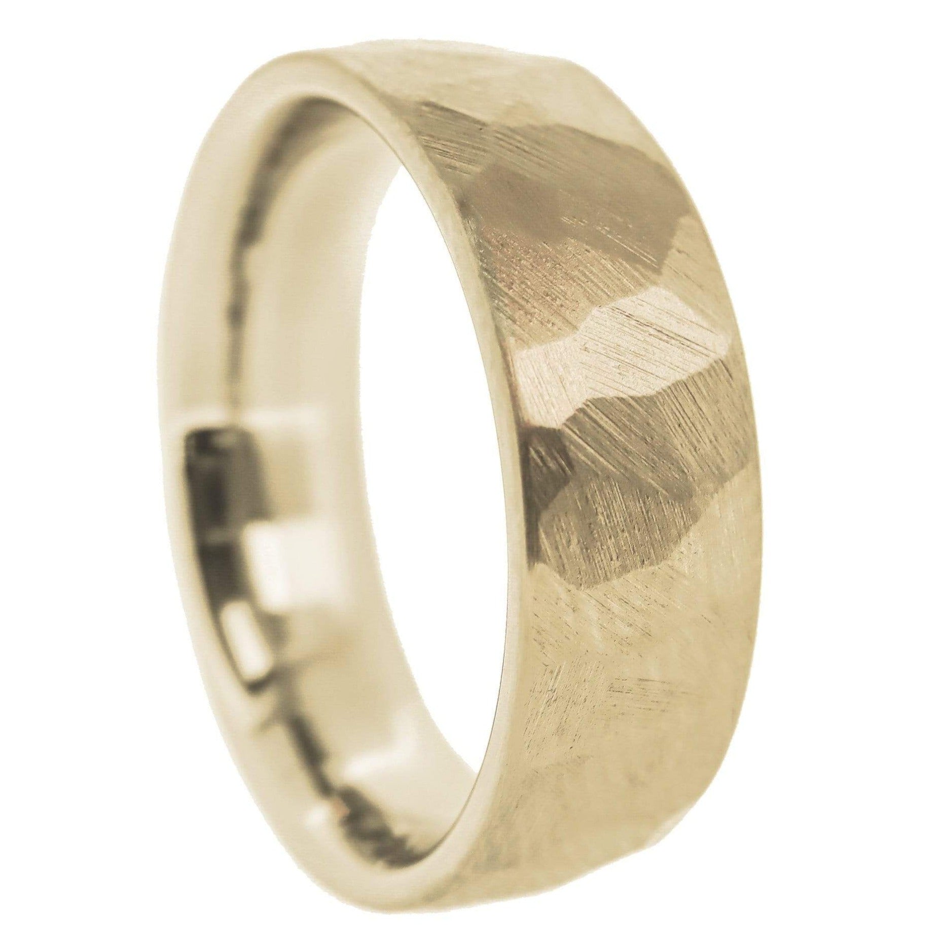 Faceted 14k Yellow Gold Ring – Rugged Ringwear