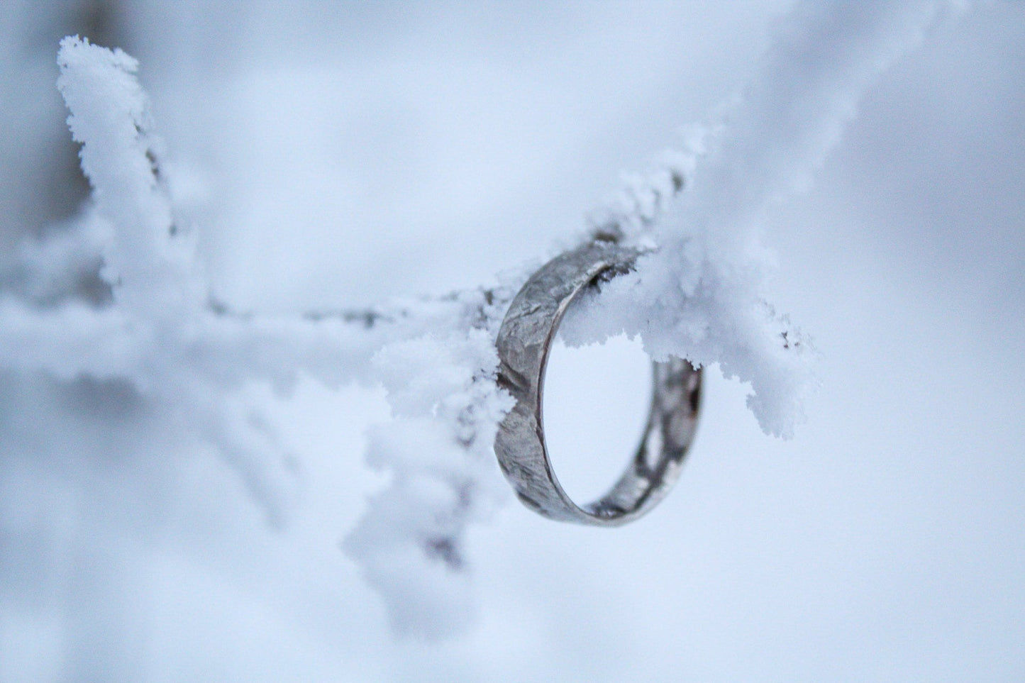 Hammered Titanium Ring, Mens Wedding Band, Distressed Rustic Finish