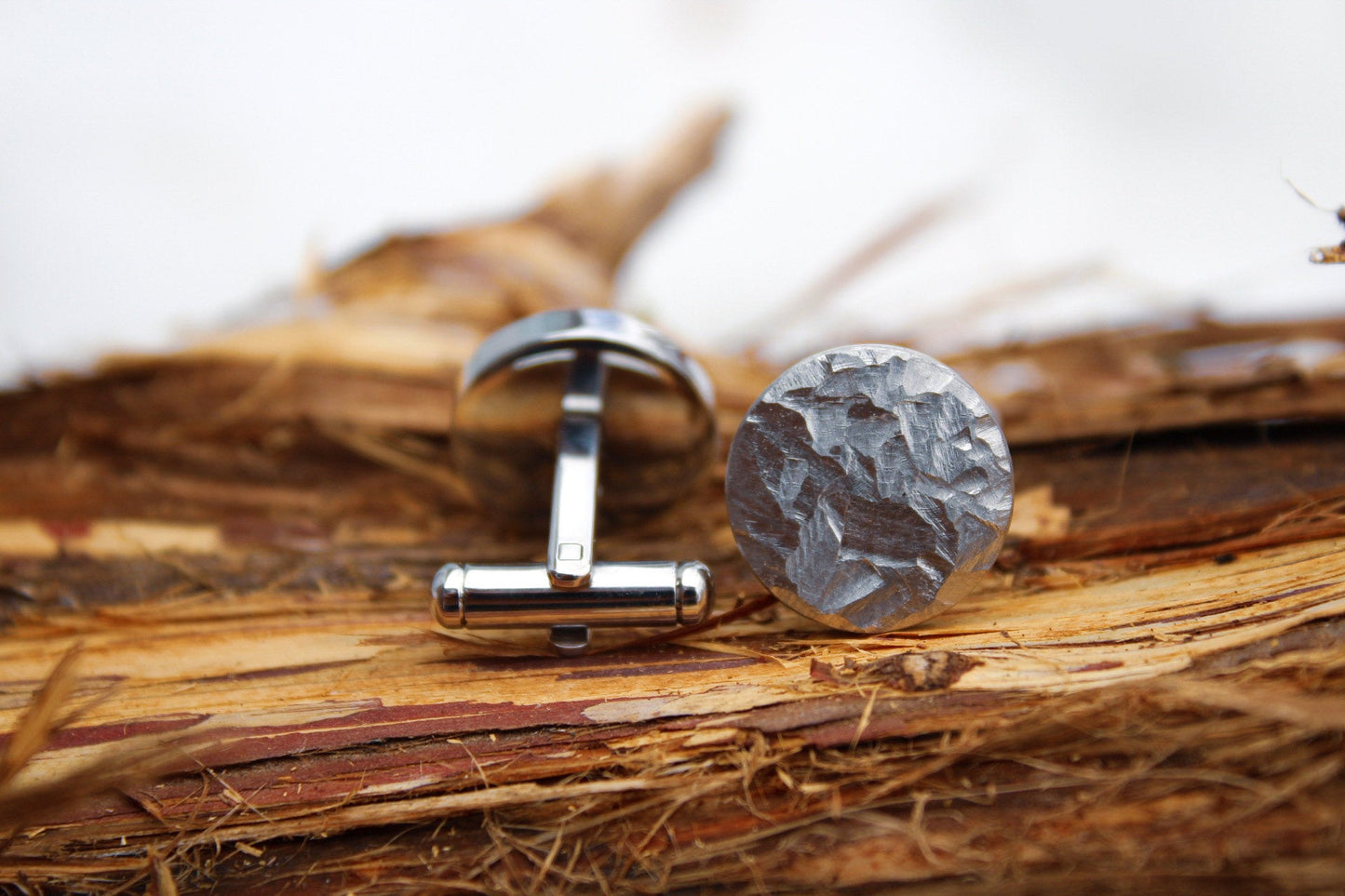 Hammered Cufflinks 