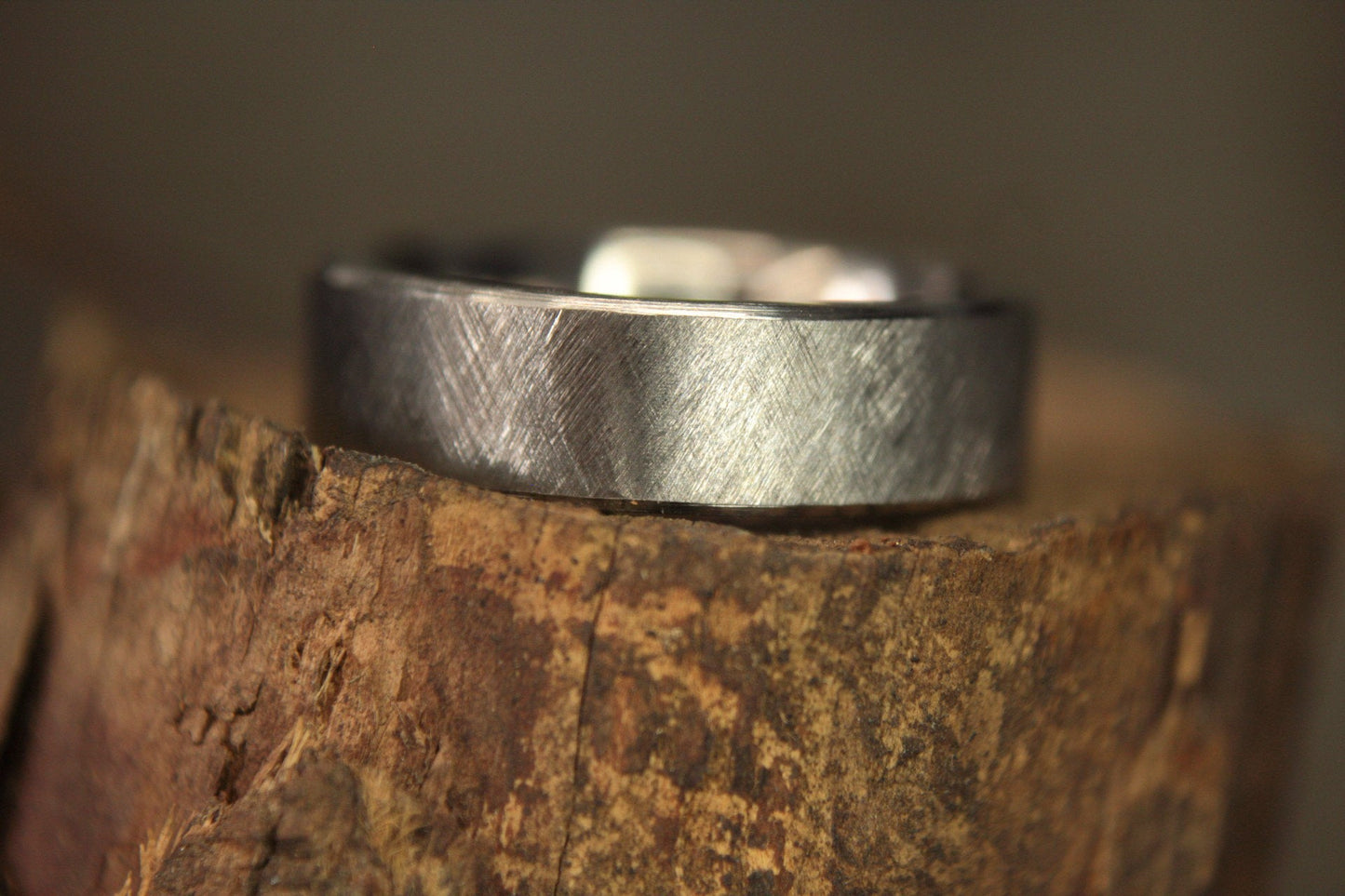 Brushed Titanium, 14k Rose, or Yellow Gold