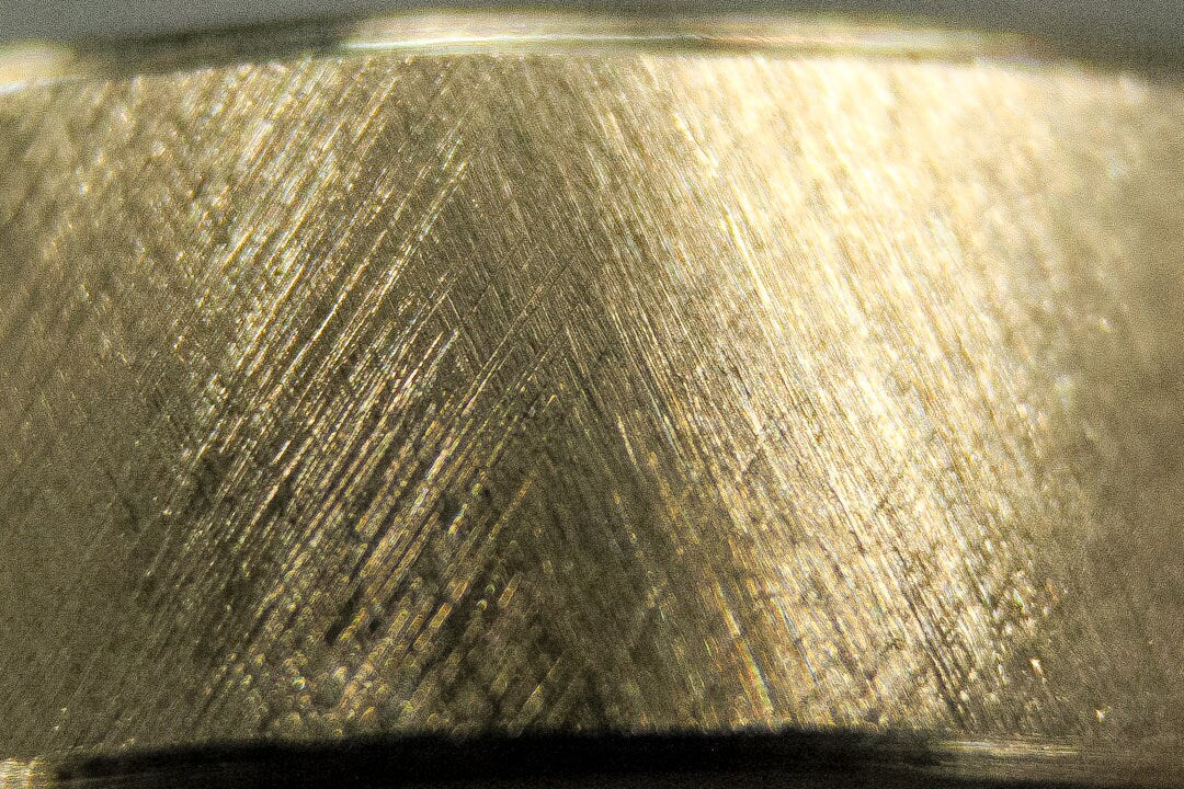 Brushed 14k Yellow Gold