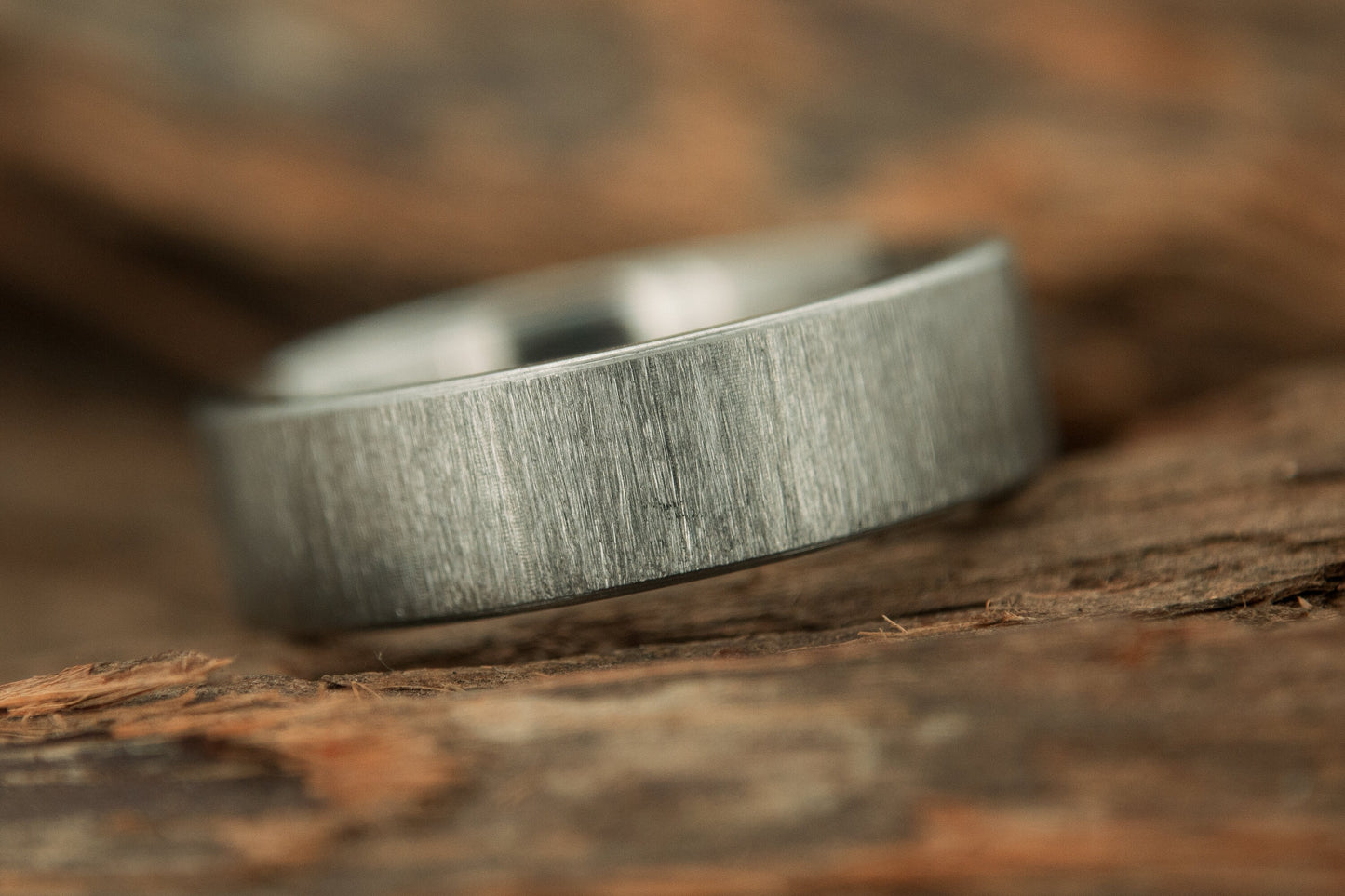 Brushed Titanium Band