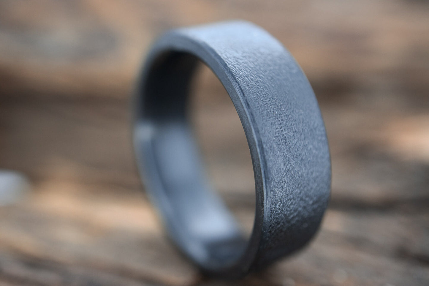 Orange Peel Texture Black Zirconium