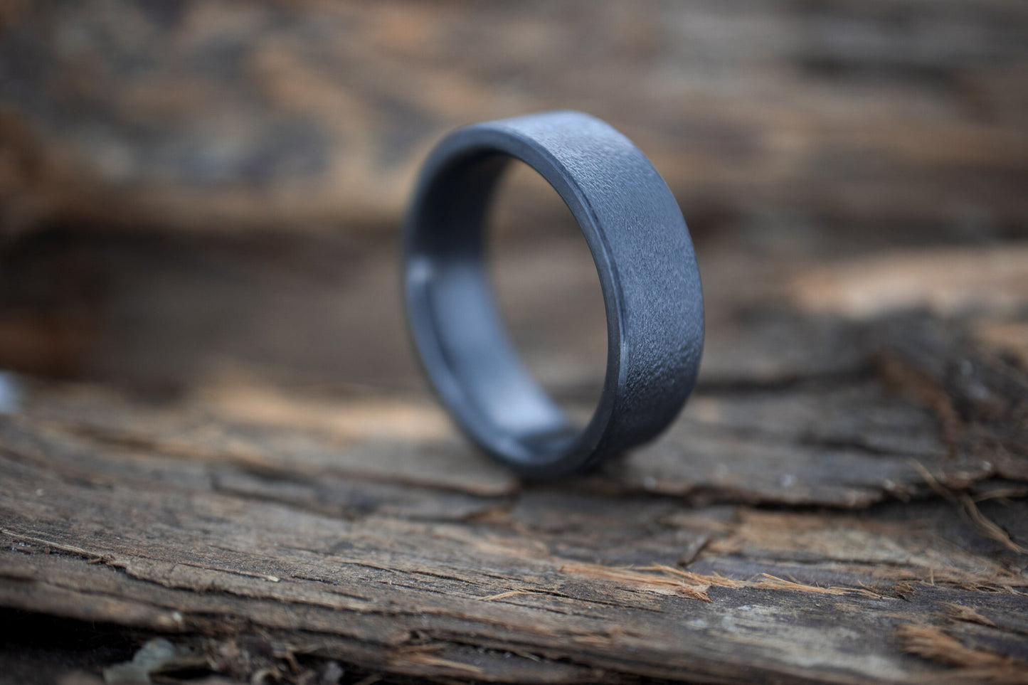 Orange Peel Texture Black Zirconium