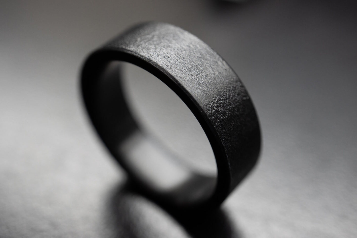 Orange Peel Texture Black Zirconium