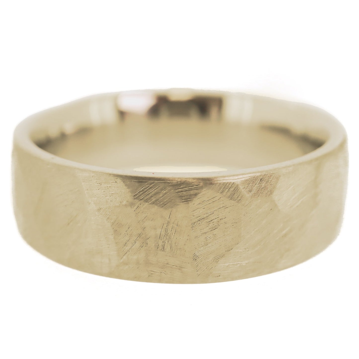 Faceted 14k Yellow Gold Ring