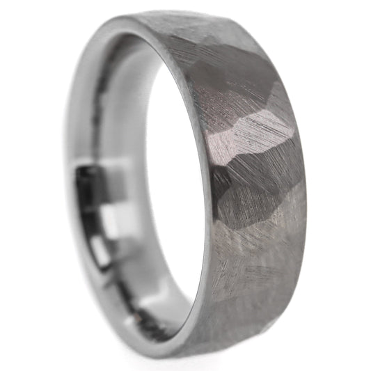 Faceted Titanium Ring
