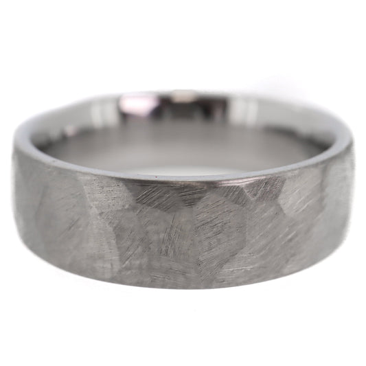 Faceted Titanium Ring
