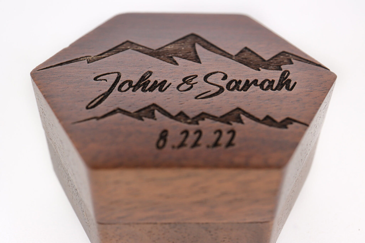 Mountain Engraved Box