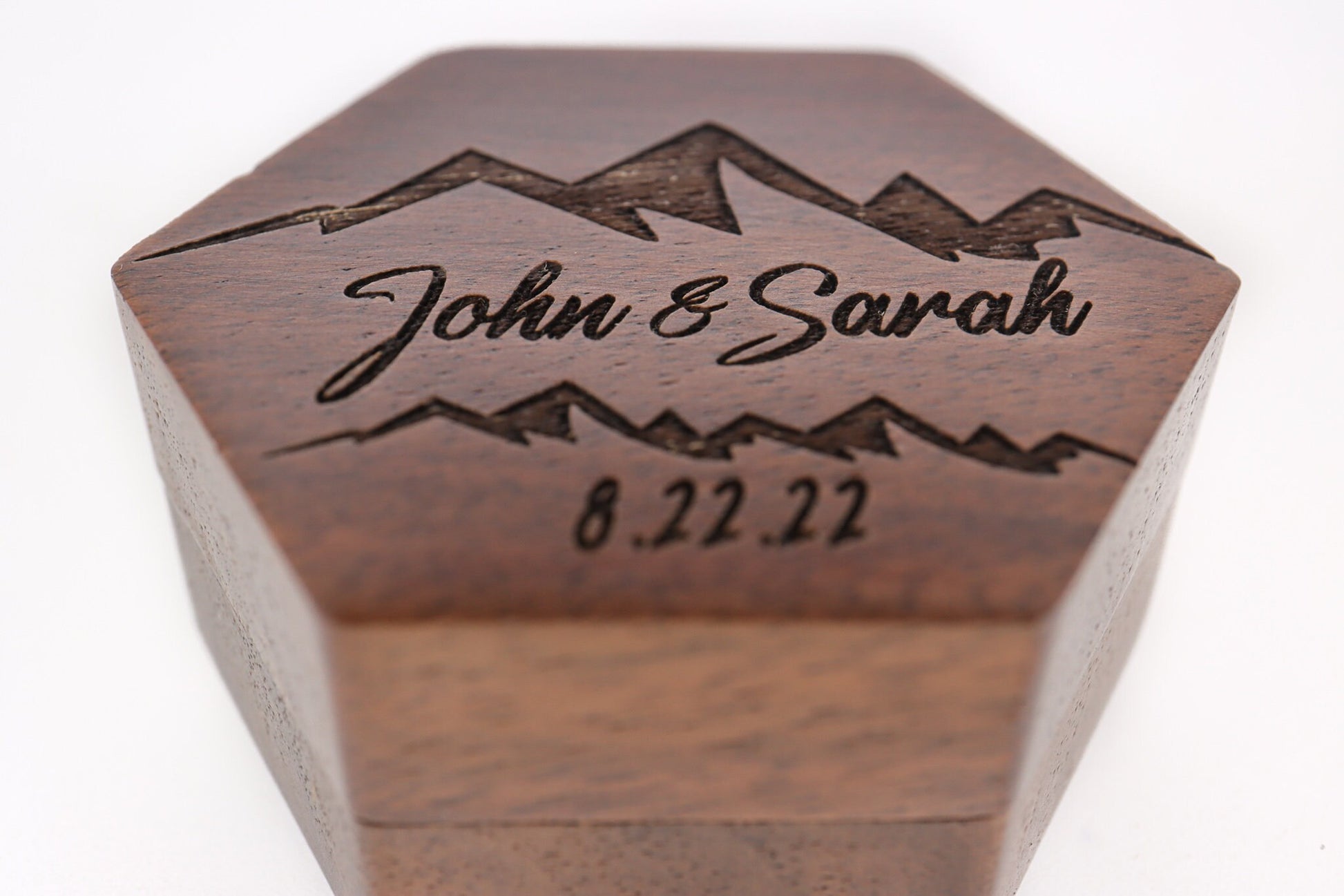 Mountain Engraved Box