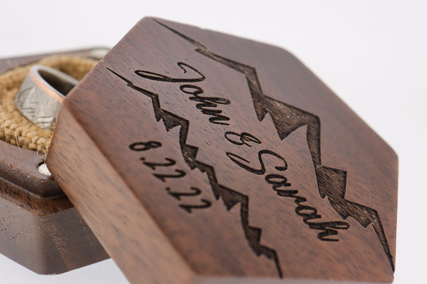 Mountain Engraved Box