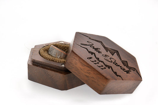 Mountain Engraved Box