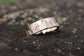 14k yellow gold mountain engraved ring