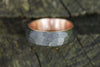 Faceted Black Zirconium with 14k Rose Gold Liner 
