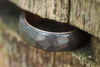 Faceted Black Zirconium with 14k Rose Gold Liner 